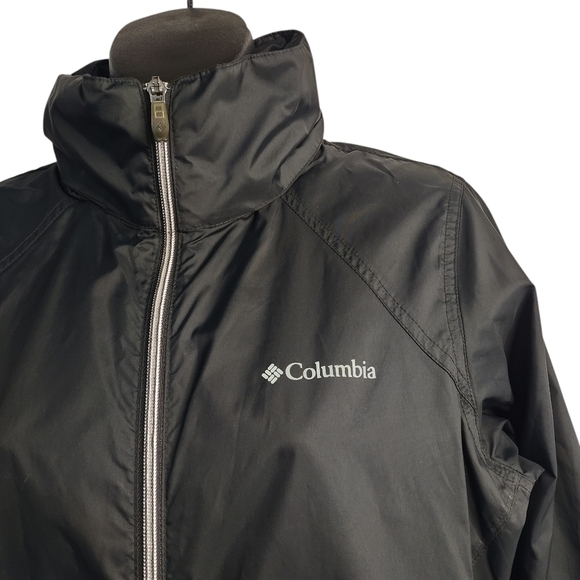 Columbia Women's Switchback Black Windbreaker Jacket Size Medium - Picture 3 of 10